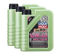 Liqui Moly Molygen Fully Synthetic High Performance 10W40 Engine Oil 3X1L
