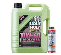 LIQUI MOLY - MOLYGEN NEW GENERATION 10W-40 - 5L + ENGINE FLUSH PLUS - 300ml