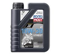 LIQUI MOLY Motorbike 4T 10W-30 Street | 1 L | Motorcycle synthesis technology engine oil | SKU: 2526
