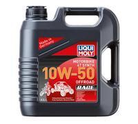LIQUI MOLY Motorbike 4-Stroke Fully Synthetic Offroad Race Engine Oil 10W-50 4L 3051/3052