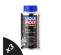 Liqui Moly Motorbike 4T Bike Additive Protects Reduce Fuel Consumption 3x125ml
