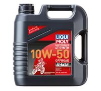 Liqui Moly Motorbike 4T Synth 10W-50 Offroad Race Engine Oil 4 Liters