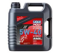Liqui Moly Motorbike 4T Synth 5W-40 Street Race Four-Stroke Motor Oil 4 Liters