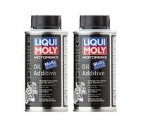 Liqui Moly Motorbike Oil Additive Motorcycle Mos2 Wear Protection 2X125Ml