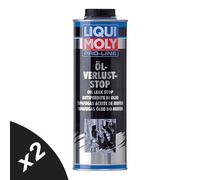 Liqui Moly PRO-LINE OIL Stop Leak 2x1L Sealer Treatment Reduces Oil Consumption