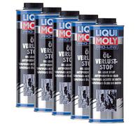 Liqui Moly Pro-Line Oil Stop Leak 5X1L Sealer Treatment Reduces Oil Consumption