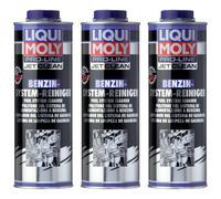 Liqui Moly Pro Petrol Fuel System Injector Intake Valve Cleaner Treatment 3X1L