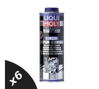 Liqui Moly Pro Petrol Fuel System Injector Intake Valve Cleaner Treatment 6x1L