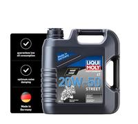Harley Davidson Liqui Moly 20W50 Mineral 4 Stroke Motorbike Engine Oil - 4L