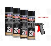 LIQUI MOLY RUST PROOFING WAX BROWN UNDERBODY CHASSIS 500ml AEROSOL 4x + CANGUN