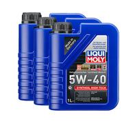 Liqui Moly Synthoil High Tech 5W-40 Fully Synthetic Engine Oil Acea A3 B4 3X1L