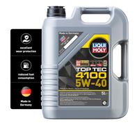 LIQUI MOLY Top Tec 4100 5W-40 | 5 L | Synthesis technology motor oil | SKU: 9511