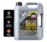 LIQUI MOLY Top Tec 4100 5W-40 | 5 L | Synthesis technology motor oil | SKU: 9511