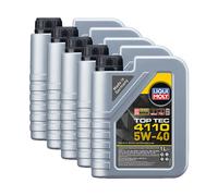Liqui Moly Top Tec 4110 5W40 Engine Oil Acea C3 Bmw Ll-04 Vw 511 Mb 229.31 5X1L