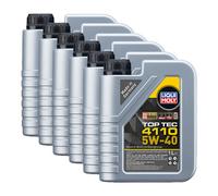 Liqui Moly Top Tec 4110 5W40 Engine Oil Acea C3 Bmw Ll-04 Vw 511 Mb 229.31 6X1L