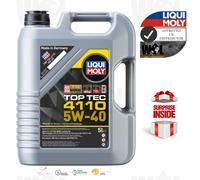 Liqui Moly Top Tec 4110 5W40 Engine Oil C3 BMW-LL Porsche C40 VW 511 MB 229 5L