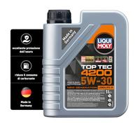 Liqui Moly Top Tec 4200 5W-30 New Generation | 1 L | Synthesis technology motor oil | SKU: 8972