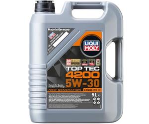 LIQUI MOLY Top Tec 4200 5W-30 New Generation | 5 L | Synthesis technology motor oil | SKU: 3707