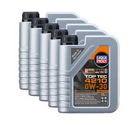 Liqui Moly Top Tec 4210 0W30 Engine Oil Longlife 3 Acea C3 Bmw Ll-04 5X1L