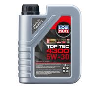 LIQUI MOLY Top Tec 4300 5W-30 | 1 L | Synthesis technology motor oil | SKU: 2323