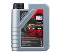 Liqui Moly TOP TEC 4300 5W30 Fully Synthetic Engine Oil ACEA C2/C3, API SP - 1L