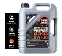 Liqui Moly Top Tec 4310 0W30 Engine Oil. Peugeot Citroen Engine Oil 0W-30. 5 LTR