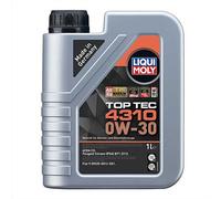 Liqui Moly Top Tec 4310 0W-30 Semi Synthetic C2 Oil. 1 Litre. PSA Approved 0W30