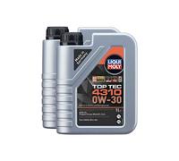 Liqui Moly Top Tec 4310 0W-30 Semi Synthetic Engine Oil Acea C2 2X1L