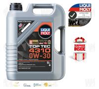 Liqui Moly Top Tec 4310 0W30 Engine Oil. Peugeot Citroen Engine Oil 0W-30. 5 LTR
