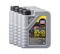 Liqui Moly Top Tec 6100 0W30 Fully Synthetic Engine Oil Acea C2 Api Sp 4X1L