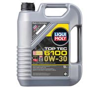 5L LIQUI MOLY Top Tec 6100 0W-30 Engine Oil ACEA C2, 229.61, 227.61