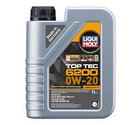 Liqui Moly Top Tec 6200 0W-20 Fully Synthetic Engine Oil Acea C5 Vw 508/509 1L