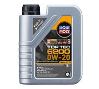 Liqui Moly 0W-20 Top Tec 6200 Porsche C20 VW 508 00/509 00 Engine Oil ACEA C5 1L