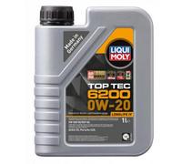 Liqui Moly Top Tec 6200 0W-20 Fully Synthetic Engine Oil Acea C5 Vw 508/509 1L