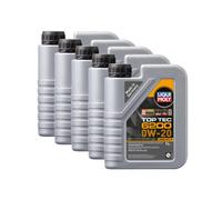 Liqui Moly Top Tec 6200 0W-20 Fully Synthetic Engine Oil Acea C5 Vw 508/509 5X1L