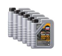 Liqui Moly Top Tec 6200 0W-20 Fully Synthetic Engine Oil Acea C5 Vw 508/509 6X1L