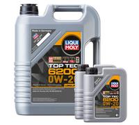 Liqui Moly Top Tec 6200 0W-20 Fully Synthetic Engine Oil Acea C5 Vw 508/509 7L