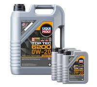 Liqui Moly Top Tec 6200 0W-20 Fully Synthetic Engine Oil Acea C5 Vw 508/509 8L