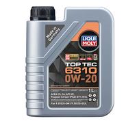 Liqui Moly Top Tec 6310 0W-20 0w20 Fully Synthetic Engine Oil - 1L 1 Litre