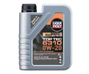 LIQUI MOLY Top Tec 6310 0W-20 | 1 L | Synthesis Technology Engine Oil | Item No.: 21875
