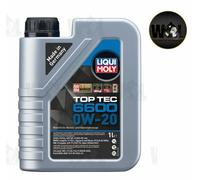 Liqui Moly Top Tec 6600 0W20 Synthetic Engine Oil 1L BMW MB FORD ACEA C5 21411