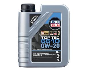 Liqui Moly Top Tec 6610 0W-20 Engine Oils 1 L Item No. 21660