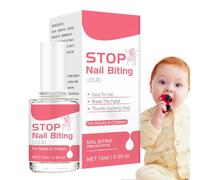 Liquid Against Nail Chewing | Nail Chew Stopper Anti-Bite Liquid | Nail Chewing Prevention Polish | 0.5 fl oz Anti-Bite Nail Polish | Small Anti Nail Chewing Agent