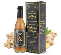 Liquid Alchemist Ginger Cocktail Syrup, Drink Mixer, Soda Syrup - Natural, Premium, Small Batch Syrups (12 oz)