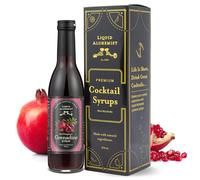 Liquid Alchemist Grenadine Cocktail Syrup, Drink Mixer, Soda Syrup - Natural, Premium, Small Batch Syrups (12 oz)