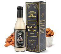 Liquid Alchemist Orgeat Syrup for Cocktails - Real Ingredients Make Our Almond Syrup the Perfect Mai Tai Mix - Non-GMO, Gluten Free & Vegan (12.7 oz)