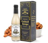 Liquid Alchemist Orgeat Syrup for Cocktails - Real Ingredients Make Our Almond Syrup the Perfect Mai Tai Mix - Non-GMO, Gluten Free & Vegan (12 oz)