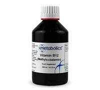Liquid B12 Methylcobalamin 250ml by Metabolics - Vitamin B12 Supplement Containing Only Methylcobalamin & Purified Water - Contributes to The Reduction of Tiredness & Fatigue | Additive Free