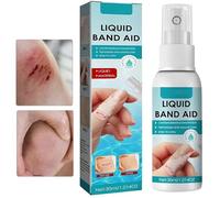 Liquid Bandage Spray Liquid Skin Bandage Band, Waterproof Liquid Bandage Liquid Bandage for Cracked Aid Quick-Dry Wounds, Liquid Skin Bandage for All Skin (1pcs)