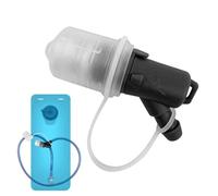 Liquid Bladder Interface Shutoff Port - Angled Mechanism Upgrade Spout, Airtight Seal Engineering, Hose Connector Adapter, Portable Liquid Transfer Module for Field Utility Pack Set Unit
